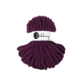 Sznurek pleciony bawełniany Bobbiny Jumbo / Bakłażan / Aubergine / 9mm / 100m