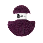 Sznurek pleciony bawełniany Bobbiny Junior / Bakłażan / Aubergine / 3mm / 100m