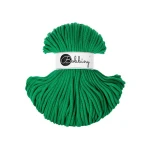 Sznurek pleciony bawełniany Bobbiny Premium / Jadeit / Jade Green / 5mm / 100m