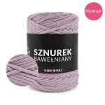 PREMIUM sznurek bawełniany by KOKONKI 5mm / rolka 100m / 551 wrzos