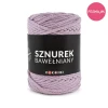 PREMIUM sznurek bawełniany by KOKONKI 5mm / rolka 100m / 551 wrzos