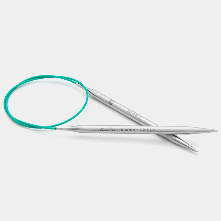 Druty z żyłką KnitPro Mindful 60 cm / 10,0 mm / 36088 - OUTLET