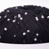 Włóczka z koralikami Pru Yarns Mermaid Tears / czerń