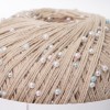 Włóczka z koralikami Pru Yarns Mermaid Tears / cappucino