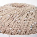 Włóczka z koralikami Pru Yarns Mermaid Tears / cappucino
