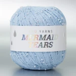 Włóczka z koralikami Pru Yarns Mermaid Tears / chmurka