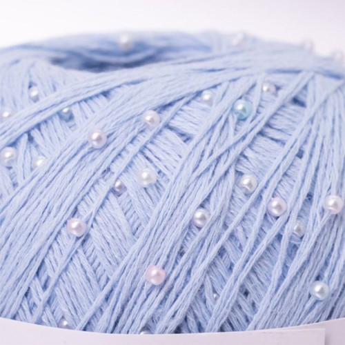 Włóczka z koralikami Pru Yarns Mermaid Tears / chmurka