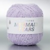 Włóczka z koralikami Pru Yarns Mermaid Tears / lilak