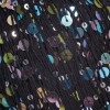 Włóczka z cekinami Pru Yarns Unicorn Tears / czerń