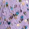 Włóczka z cekinami Pru Yarns Unicorn Tears / lilak