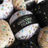 Włóczka z cekinami Pru Yarns Unicorn Tears / czerń