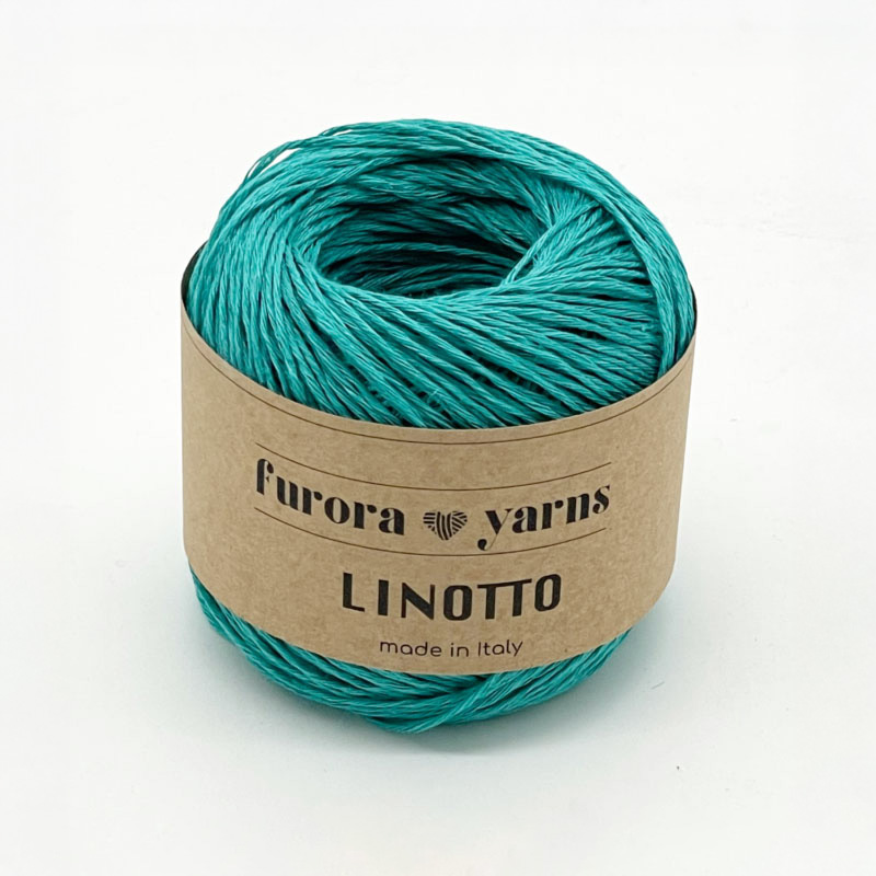Włóczka Furora Yarns Linotto / turkus