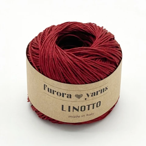 Włóczka Furora Yarns Linotto / czerwony
