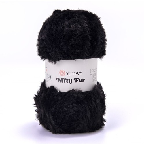 Włóczka YarnArt Nifty Fur 8402 / czerń