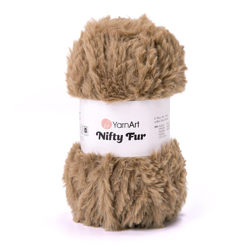 Włóczka YarnArt Nifty Fur 8405 / nugat