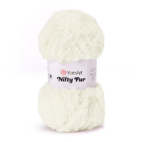 Włóczka YarnArt Nifty Fur 8408 / śmietanka