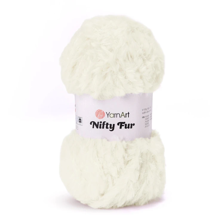 Włóczka YarnArt Nifty Fur 8408 / śmietanka