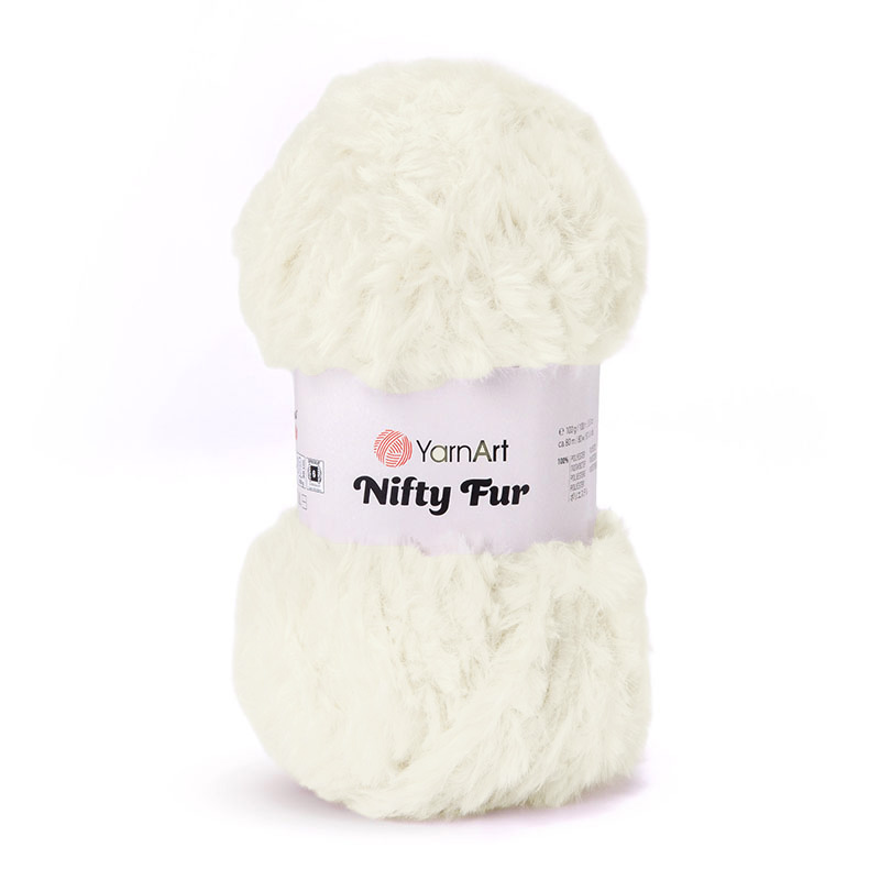 Włóczka YarnArt Nifty Fur 8408 / śmietanka