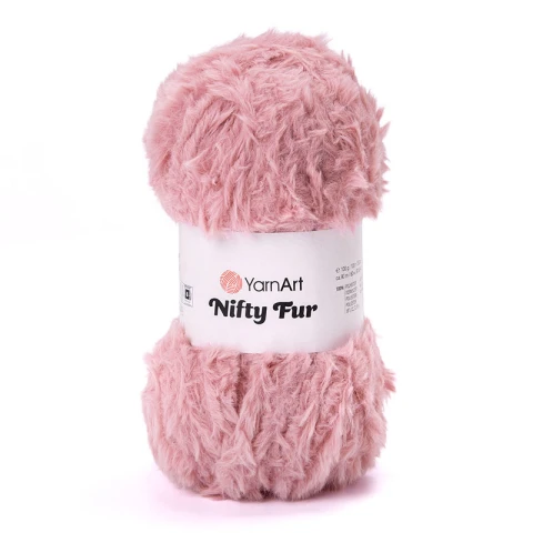 Włóczka YarnArt Nifty Fur 8411 / róż