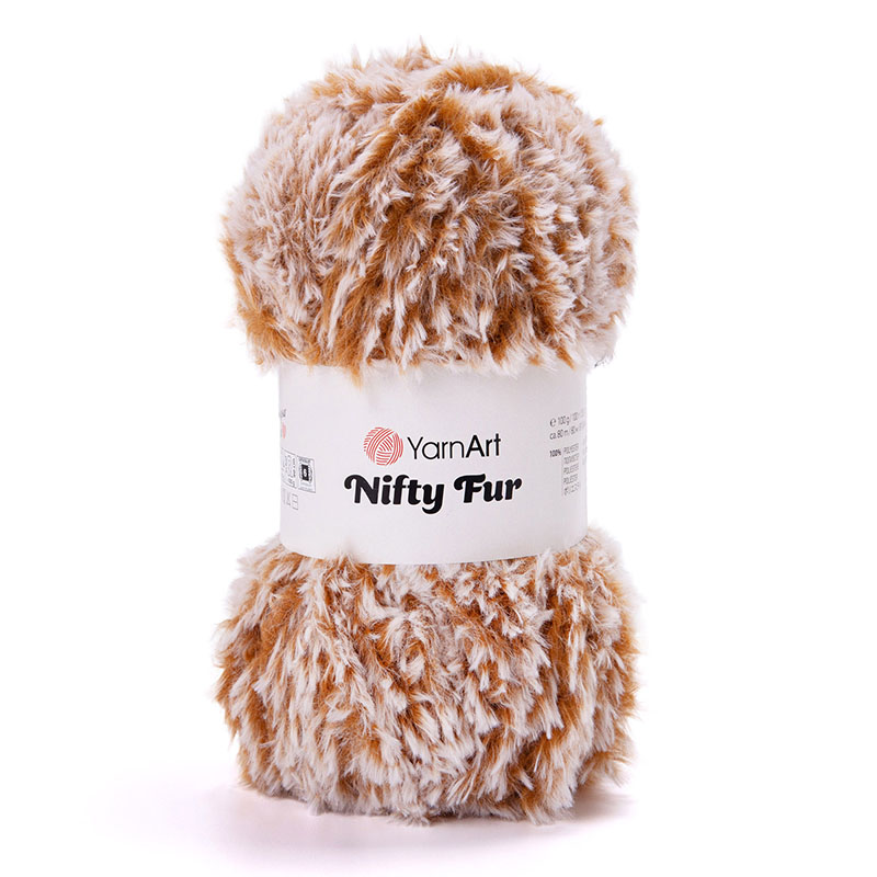 Włóczka YarnArt Nifty Fur 8414 / lis rudy