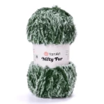 Włóczka YarnArt Nifty Fur 8419 / leśny szron