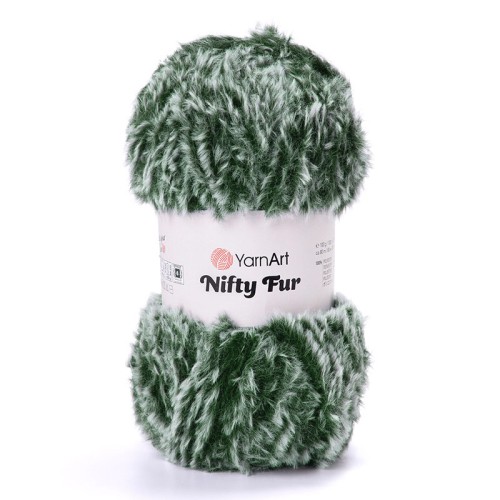 Włóczka YarnArt Nifty Fur 8419 / leśny szron