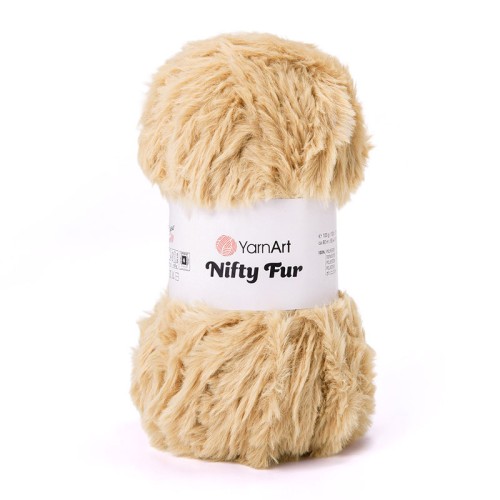 Włóczka YarnArt Nifty Fur 8407 / camel