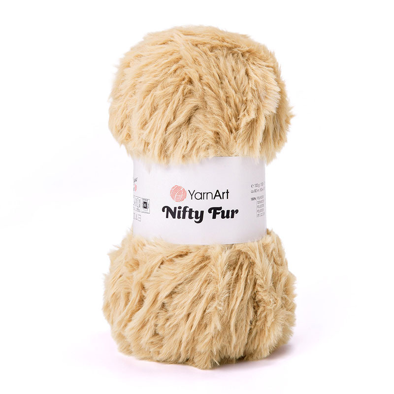 Włóczka YarnArt Nifty Fur 8407 / camel