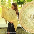 KOKONEK Nature Kish Rare R229 Sun Kiss - Biszkopt/rumianek/masełkowy/beza + 1 nitka biszkopt + 1 nitka beza