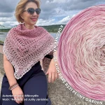 KOKONEK Nature Kish Rare R231 Peony Garden - tlumeně růžová/malinově růžová/špinavá růžová/pusinka + 1 nit tlumeně růžová + 1 nit pusinka