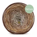 KOKONEK Nature Kish Rare R233 Dalgona Coffee - Brąz/masło orzechowe/ciemny beż/beza + 1 nitka brąz + 1 nitka beza