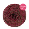 Włóczka KOKONKI Visco no. 5 Melange 13 - Lody porzeczkowe x 2/czekolada /żurawina /mech / 5 nitek / 400 m / 125 g - GOTOWY