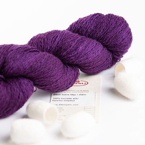 Włóczka Stenli Indira 137 / purpura
