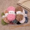 Włóczka YarnArt Nifty Fur 8416 / borsuk
