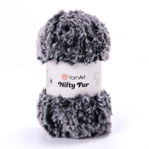 Włóczka YarnArt Nifty Fur 8416 / borsuk