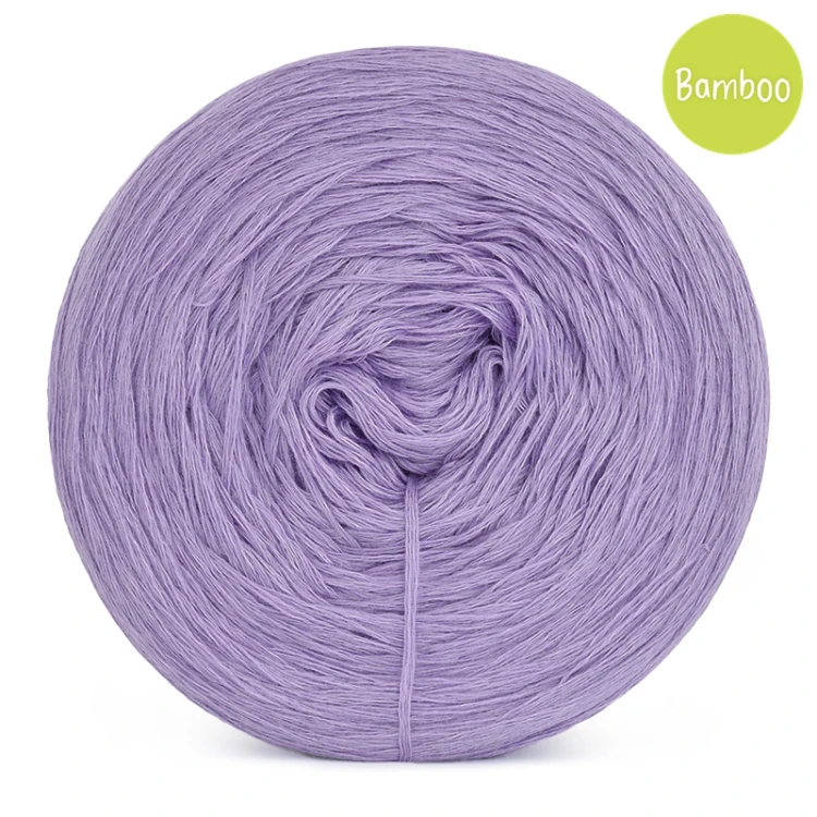 KOKONEK Bamboo - blady fiolet / 4 nitki / 1200 m / 240 g - GOTOWY