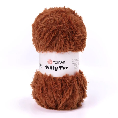 Włóczka YarnArt Nifty Fur 8403 / wiewiórka