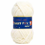 Włóczka Luna Art Baby Fox Mini 200-02 / ecru