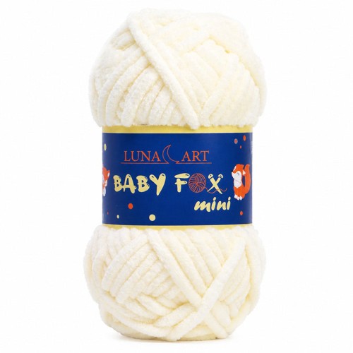 Włóczka Luna Art Baby Fox Mini 200-02 / ecru