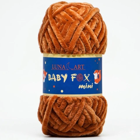 Włóczka Luna Art Baby Fox Mini 200-41 / jasny brąz