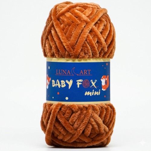 Włóczka Luna Art Baby Fox Mini 200-41 / jasny brąz
