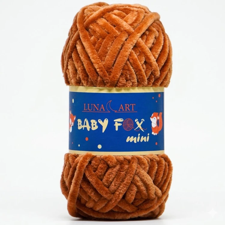 Włóczka Luna Art Baby Fox Mini 200-41 / jasny brąz