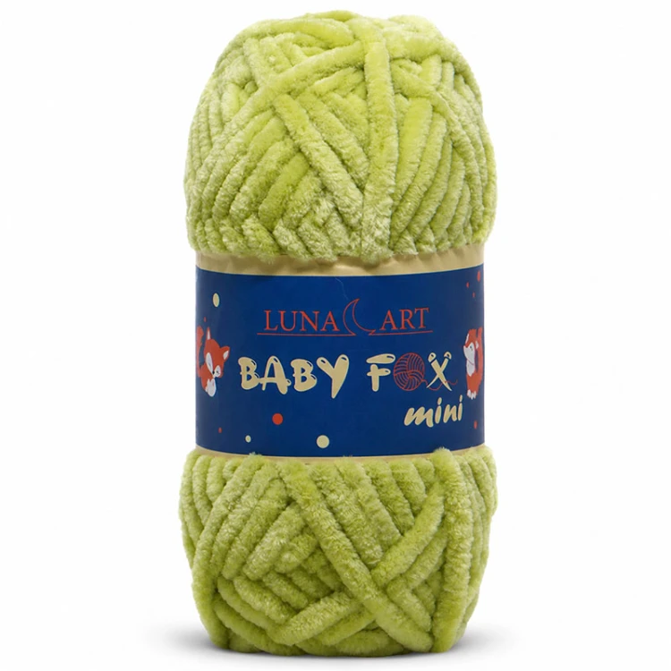 Włóczka Luna Art Baby Fox Mini 200-46 / jasna zieleń