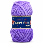 Włóczka Luna Art Baby Fox Mini 200-55 / jasny fiolet