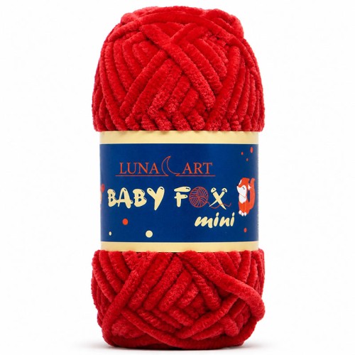 Włóczka Luna Art Baby Fox Mini 200-58 / rubin