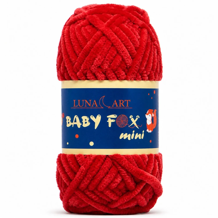 Włóczka Luna Art Baby Fox Mini 200-58 / rubin
