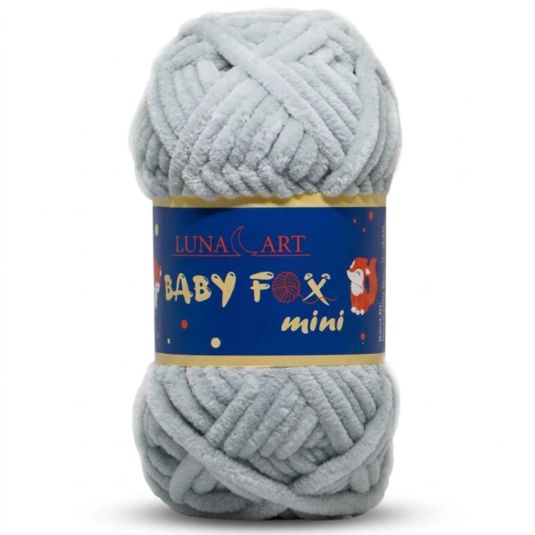 Włóczka Luna Art Baby Fox Mini 200-36 / szary