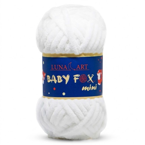 Włóczka Luna Art Baby Fox Mini 200-01 / biel