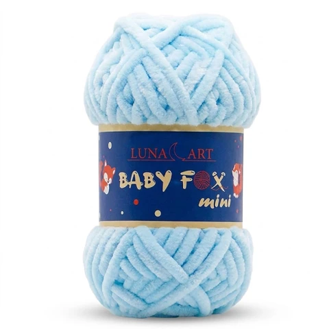 Włóczka Luna Art Baby Fox Mini 200-11 / błękit