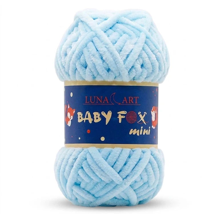 Włóczka Luna Art Baby Fox Mini 200-11 / błękit